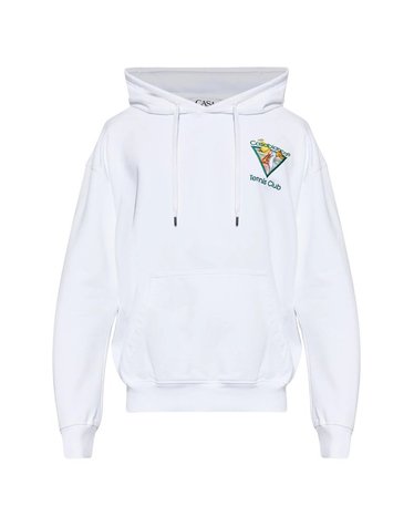 [해외직구] 카사블랑카 테니스 클럽 엠브로이드 후드 MPF26JTP29201WHITELOOP B0192308523