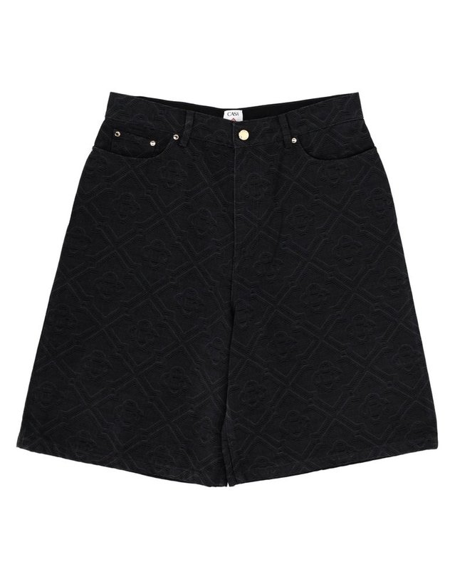 카사블랑카 [해외직구] 26 S/S 카사블랑카 LASER 모노그램 쇼츠 M-SP26-TR-397-_01BLACKLASER B0041954194 착용컷
