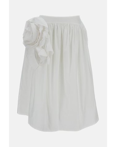 시몬로샤 [해외직구] 시몬 로샤 PRESSED ROSETTE BASQUE 스커트 3199R1287 WHITE B0441972963