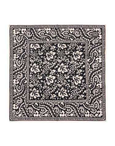 [해외직구] 26 S/S 토템 HANKIE 레이스 스카프 TOTEME 실크 블랙 262-WSC0171-FB0655-046 B0731998976