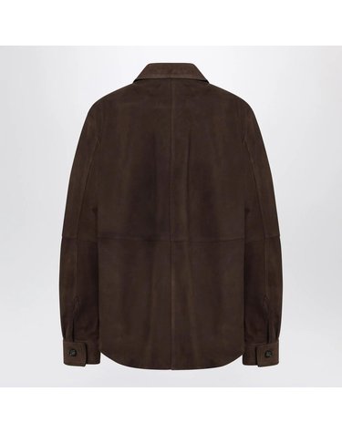[해외직구] 26 S/S 토템 브라운 레더 셔츠 자켓 261-WRT0707LE0200-213 B0052047146