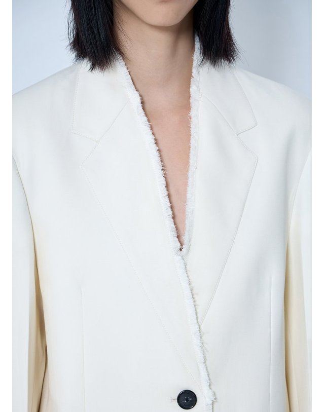 토템 [해외직구] 26 F/W 토템 RAW LAPEL 블레이저 253-WRZ0054-FB0435-116 B0112189689 착용컷