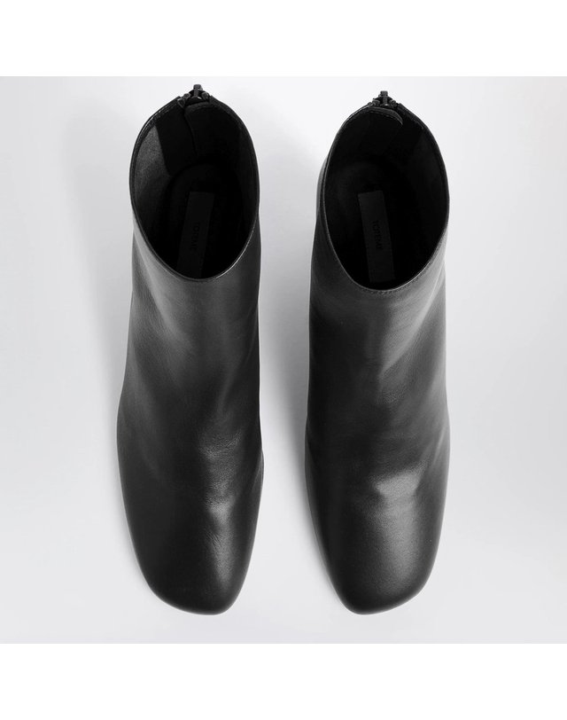 토템 [해외직구] 26 F/W 토템 블랙 나파 부츠 WITH 미디엄 힐 264-WAS0363LE0231-001 B0052306339 착용컷