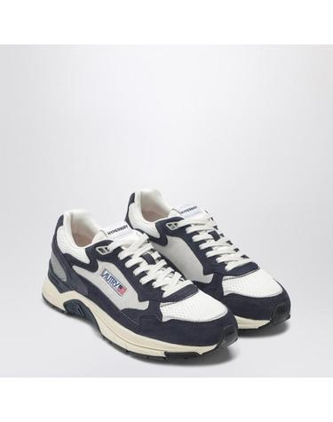 [해외직구] 26 S/S 오트리 HYPERWAY 스니커즈 인 블루 & 실버 메쉬 & 스웨이드 HYLMSA06-SA06 B0051919004