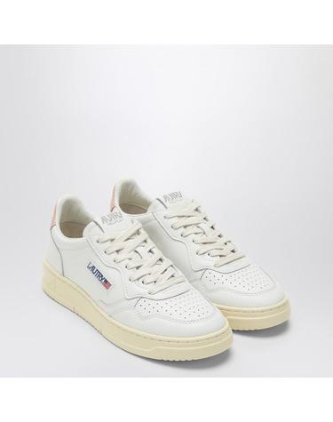 [해외직구] 26 S/S 오트리 WHITEPINK 레더 MEDALIST 스니커즈 AULWLL16-LL16 B0051930509