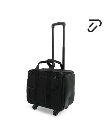[IJP DESIGN] 이안폴터디자인 클래식 멀티스퀘어 보스턴백 트롤리백-IPU6ATB2648 BK