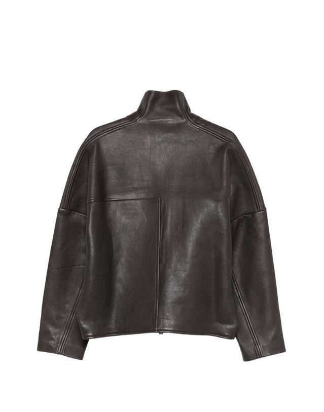 알리지 [해외직구] 알리지 LEATHERJACKETS 266902A6231CHOCO B0712333722 착용컷