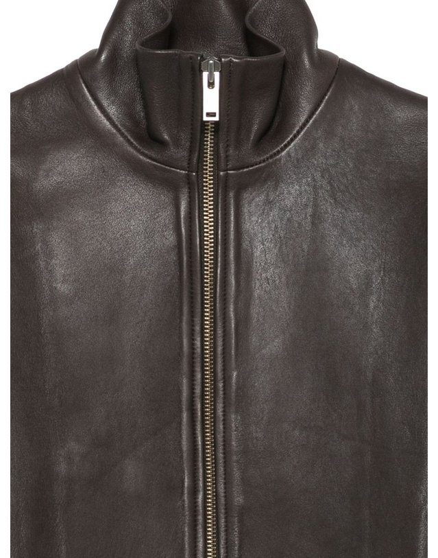 알리지 [해외직구] 알리지 LEATHERJACKETS 266902A6231CHOCO B0712333722 착용컷