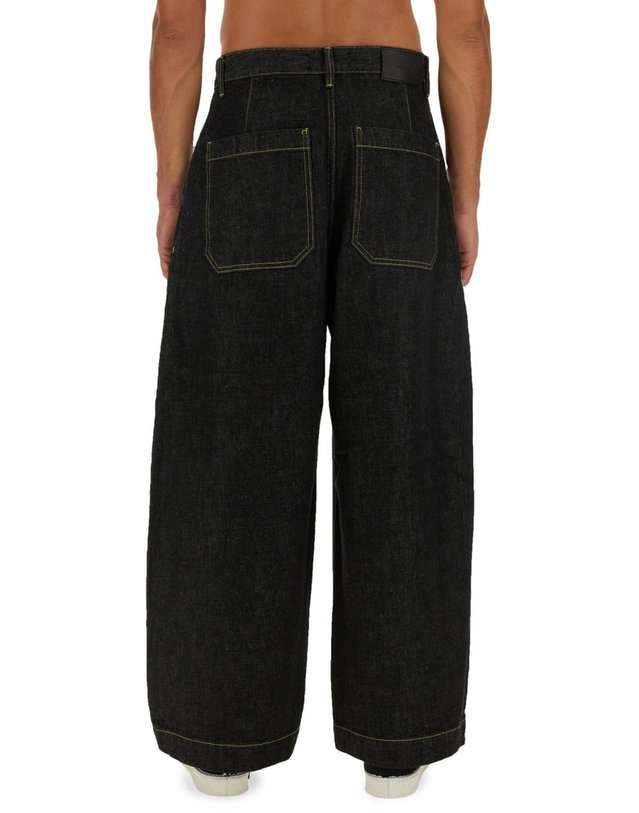 스튜디오 니콜슨 [해외직구] 26 F/W 스튜디오 니콜슨 판탈로네 인 데님 PUCHSNM-1244_BLACK B0042295684 착용컷