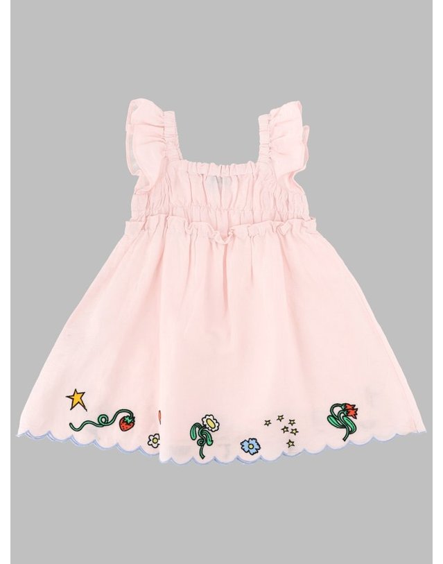 스텔라맥카트니 [해외직구] 26 S/S 스텔라 맥카트니 VESTITO 콘 VOLANTS (KIDS 상품) TY1E22K_Z013851R B0042050560 착용컷