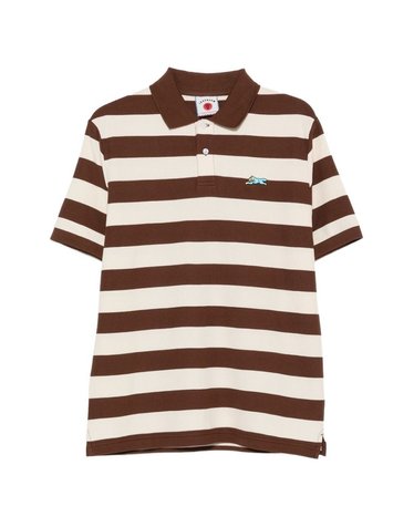 [해외직구] 아이스크림 스트라이프 코튼 티셔츠 ICPO26356BROWN/ECRUSTRIPE B0712326161
