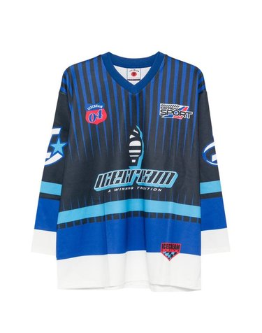 [해외직구] 아이스크림 SPEEDWAY HOCKEY 티셔츠 ICSS26350NAVY B0712326503