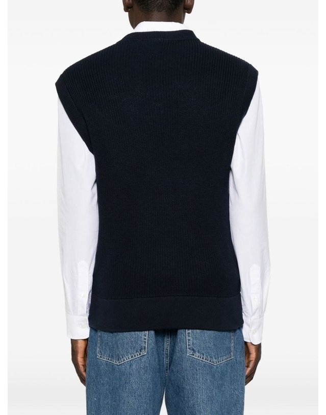 아이스크림 [해외직구] 아이스크림 울 블렌드 베스트 ICKN26327NAVY B0712267455 착용컷