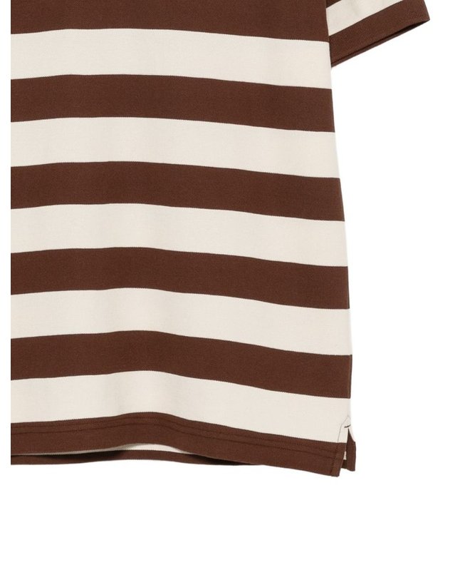 아이스크림 [해외직구] 아이스크림 스트라이프 코튼 티셔츠 ICPO26356BROWN/ECRUSTRIPE B0712326161 착용컷