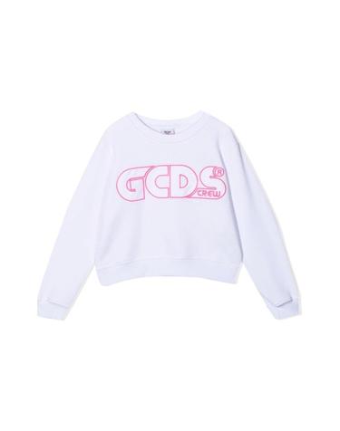[해외직구] 21 F/W GCDS 맨투맨 크롭 걸 (KIDS 상품) 028653K_001 B0041541416
