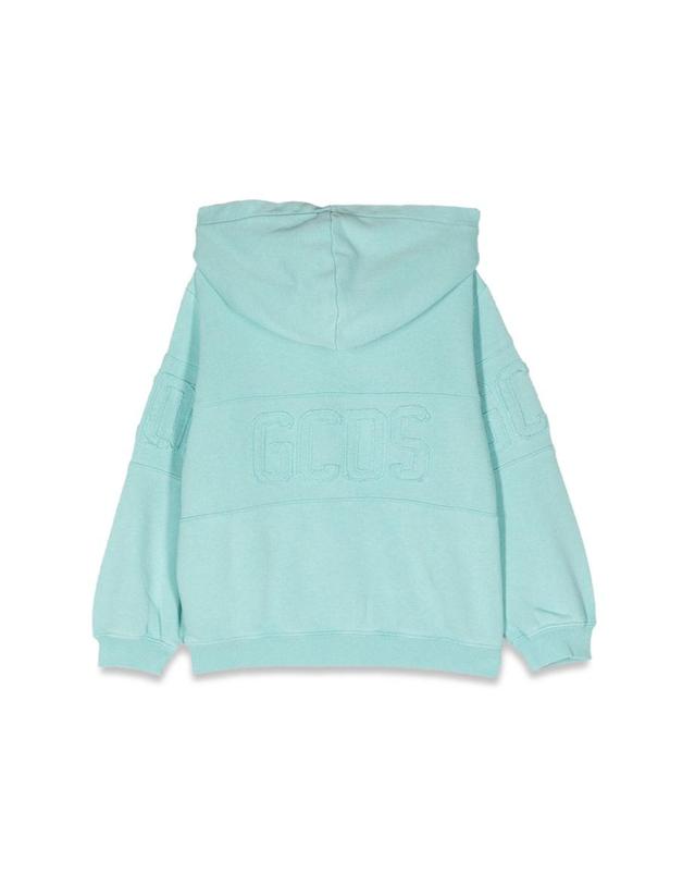 지씨디에스 [해외직구] 23 S/S GCDS 로고 후드 (KIDS 상품) DMF00DK_LCC0130410 B0041487275 착용컷