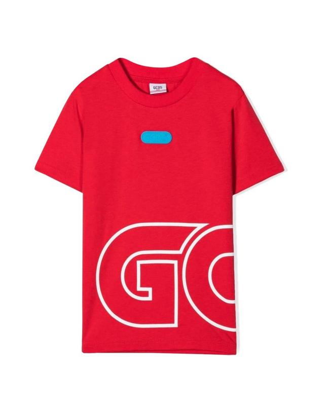 지씨디에스 [해외직구] 21 F/W GCDS 저지 티셔츠 보이 (KIDS 상품) 028477K_040 B0041541329 착용컷
