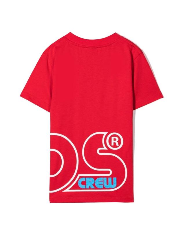 지씨디에스 [해외직구] 21 F/W GCDS 저지 티셔츠 보이 (KIDS 상품) 028477K_040 B0041541329 착용컷