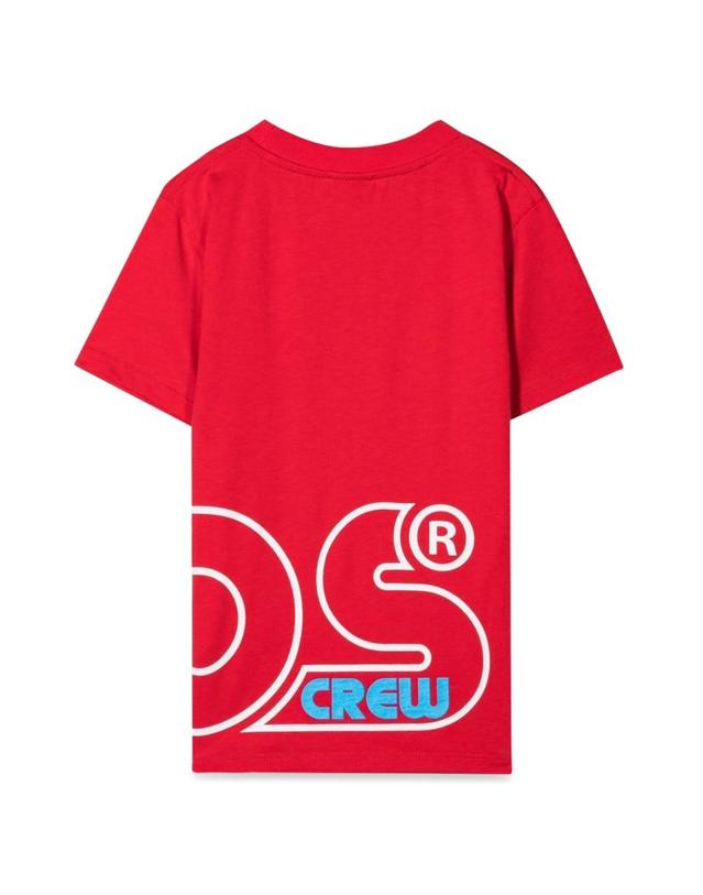 지씨디에스 [해외직구] 21 F/W GCDS 저지 티셔츠 보이 (KIDS 상품) 028477K_040 B0041541329 착용컷