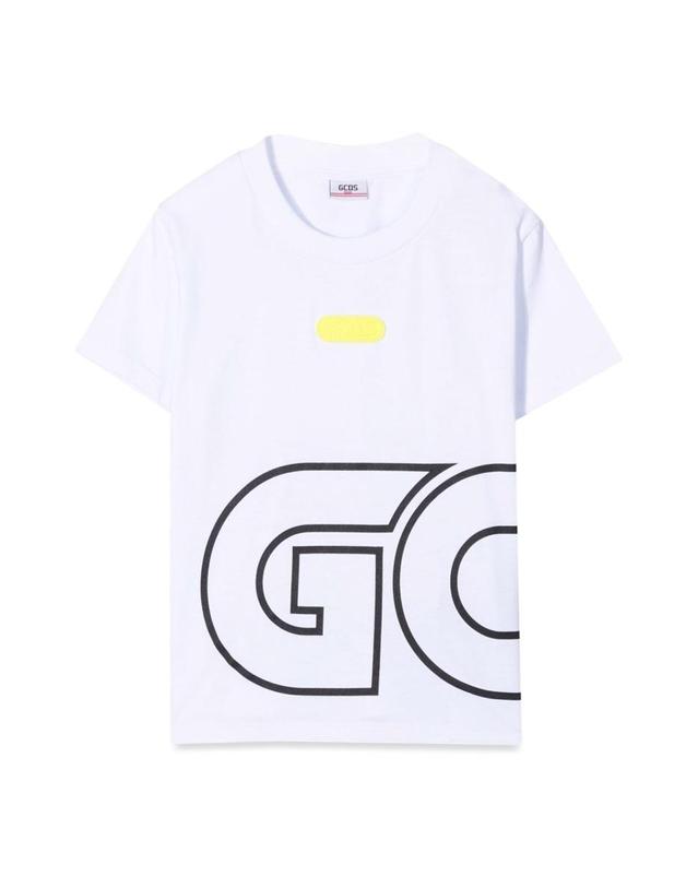 지씨디에스 [해외직구] 21 F/W GCDS 저지 티셔츠 보이 (KIDS 상품) 028477K_001 B0041544415 착용컷