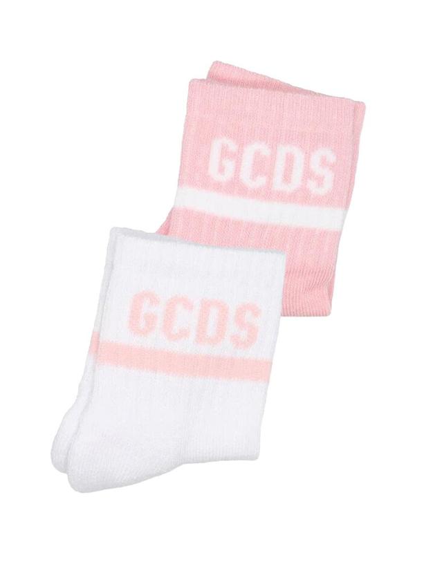 지씨디에스 [해외직구] 22 S/S GCDS 양말 (KIDS 상품) GUX005B_LHE2580447 B0041650198 착용컷