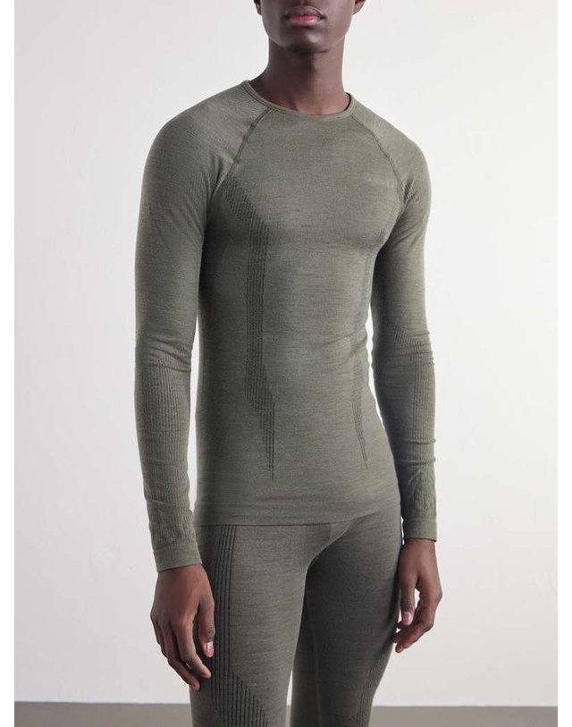 팔케 [해외직구] 팔케 SEAMLESS 버진 울블렌드 스키 베이스 레이어 33481 B0082335930 착용컷