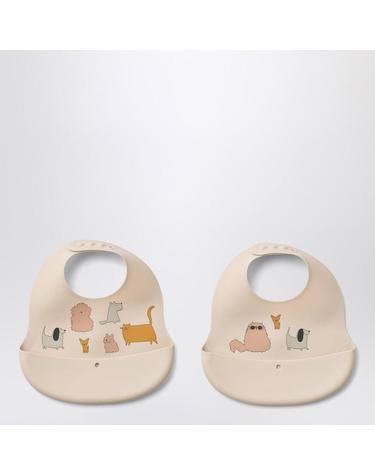 [해외직구] 25 F/W 리우드 셋 오브 투 EMBER BIBS 인 PINKSAND CATS & DOGS (KIDS ) LW20119PVC-2503 B0051884438