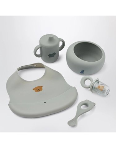 [해외직구] 26 F/W 리우드 블루 MILEAH 실리콘 FEEDING 셋 (KIDS ) LW20421NPVC-6919 B0052306722