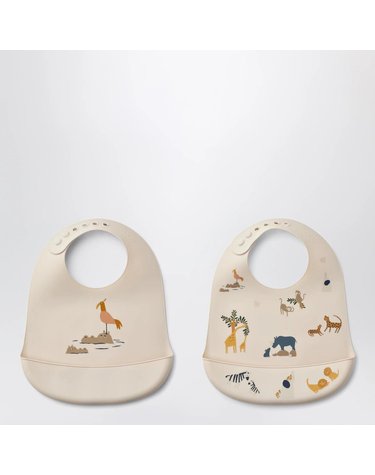 [해외직구] 26 F/W 리우드 TILDA 셋 오브 2 실리콘 BIBS (KIDS ) LW15128PVC-1499 B0052306736