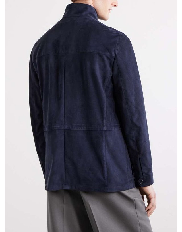 톰 스위니 [해외직구] 톰 스위니 필드 스웨이드 자켓 SS25-JK21-NAV 7406 - SUEDE UNLINED B0082119541 착용컷