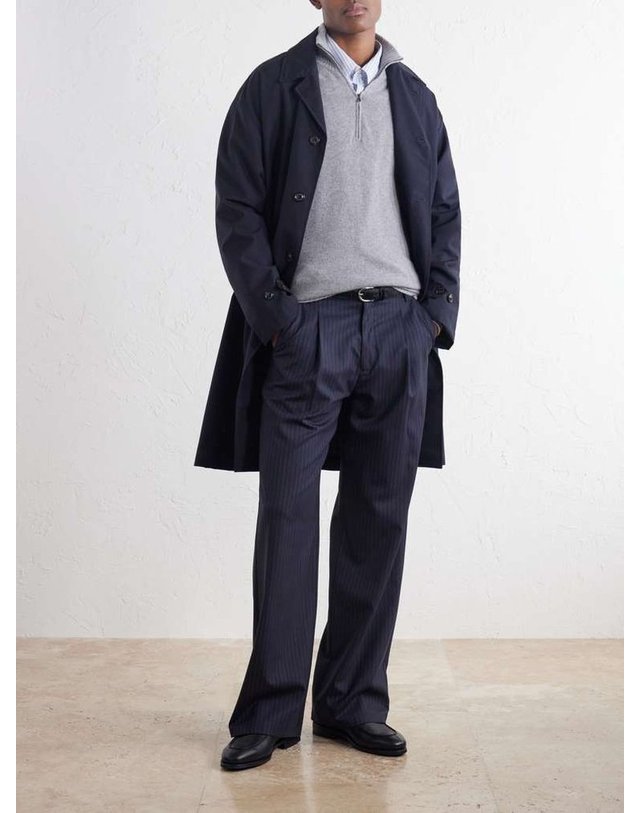 톰 스위니 [해외직구] 톰 스위니 캐시미어 하프지퍼 스웨터 AW25-SW19A B0082316497 착용컷
