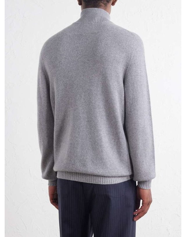 톰 스위니 [해외직구] 톰 스위니 캐시미어 하프지퍼 스웨터 AW25-SW19A B0082316497 착용컷
