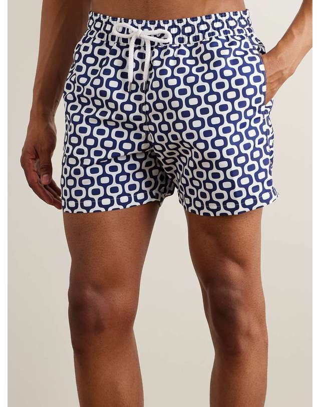 프레스코볼 카리오카 [해외직구] 프레스코볼 카리오카 슬림핏 숏 프린트 리사이클 SWIMSHORTS 1008 B0080395756 착용컷