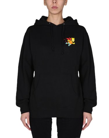 [해외직구] 21 F/W 차이나타운 마켓 DEVIL 바트 맨투맨 CTM1970066_BLACK B0040173402