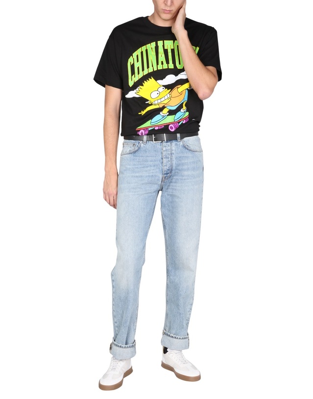 차이나타운마켓 [해외직구] 21 F/W 차이나타운 마켓 COWABUNGA 티셔츠 CTM1990345_BLACK B0040173422 착용컷
