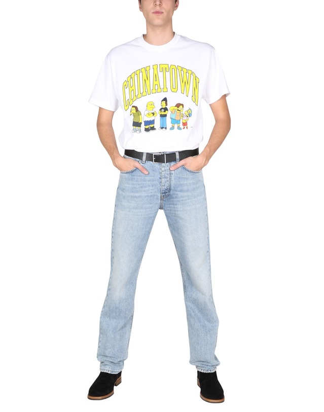 차이나타운마켓 [해외직구] 21 F/W 차이나타운 마켓 HA HA 티셔츠 CTM1990350_WHITE B0040173435 착용컷