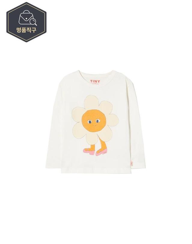 타이니코튼 [해외직구] 25 F/W 타이니코튼 플라워 티셔츠 (KIDS 상품) 307K_104 B0041794577 착용컷