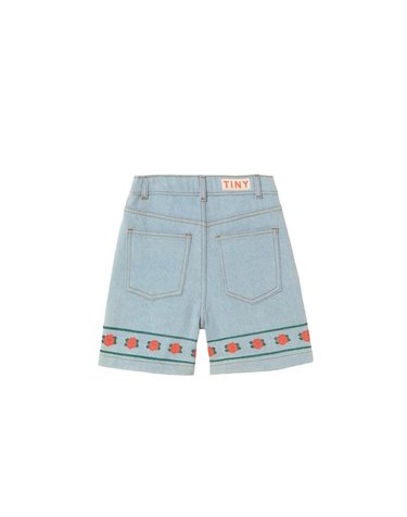 [해외직구] 26 S/S 타이니코튼 버뮤다 데님 ROSES (KIDS 상품) 348K_T10 B0041938632