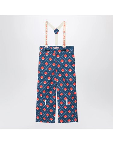 [해외직구] 26 F/W 타이니코튼 BLUERED 스키 트라우저 WITH MUSHROOM 프린트 (KIDS ) AW26-011PL-L16 B0052315207