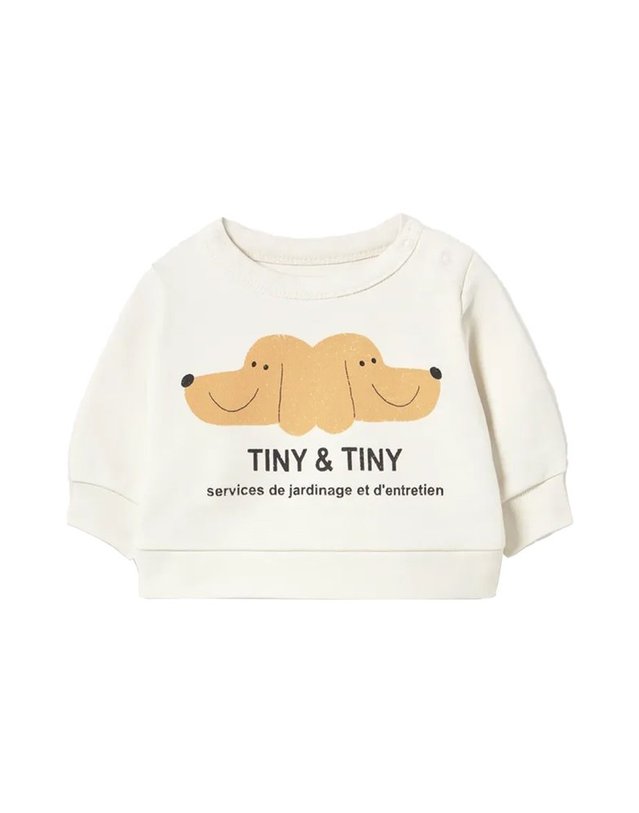 타이니코튼 [해외직구] 26 S/S 타이니코튼 티니 티니 베이비 맨투맨 (KIDS 상품) 153B_104 B0041938712 착용컷