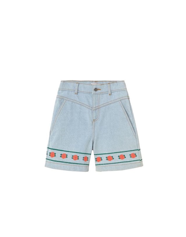 타이니코튼 [해외직구] 26 S/S 타이니코튼 버뮤다 데님 ROSES (KIDS 상품) 348K_T10 B0041938632 착용컷