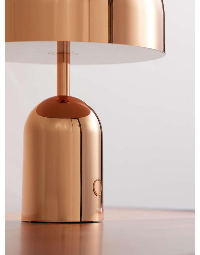 톰딕슨 [해외직구] 톰딕슨 BELL PORTABLE COPPERTONE LED 램프 BEPO01COUN B0080610043 착용컷