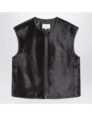 [해외직구] 25 F/W 루루 스튜디오 브라운 AMPAS 베스트 인 PONYEFFECT 레더 AMPASLE-CO B0051846995