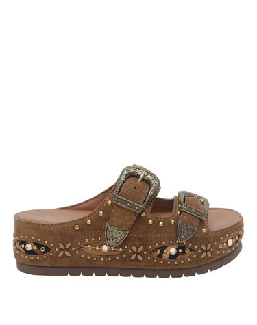 [해외직구] 26 F/W 커트 가이거 웨스턴 버클 플랫폼 샌들 5843730209/BROWN B0012285089