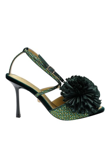 커트가이거 [해외직구] 26 F/W 커트 가이거 POM 펌프스 샌들 6140371069/DARK GREEN B0012506315