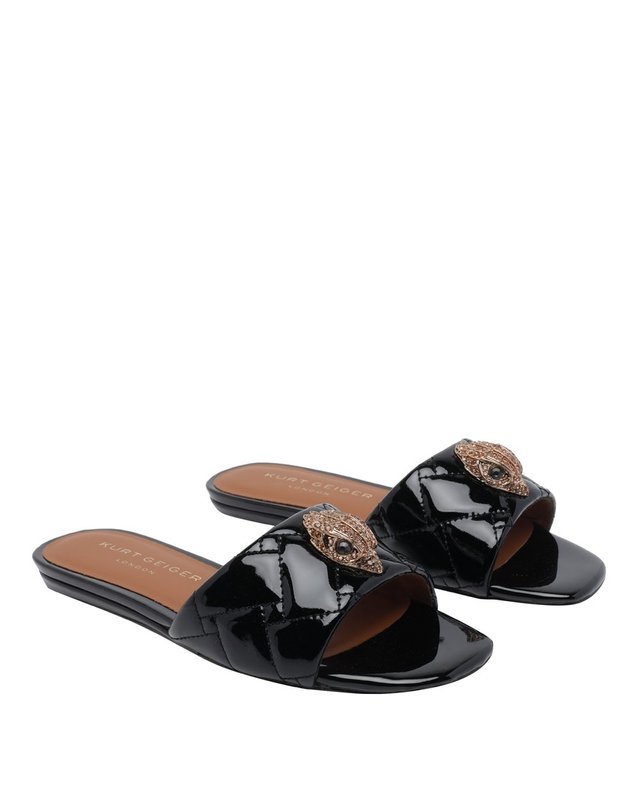 커트가이거 [해외직구] 26 F/W 커트 가이거 켄싱턴 플랫슈즈 샌들 8496100309/BLACK B0012262989 착용컷