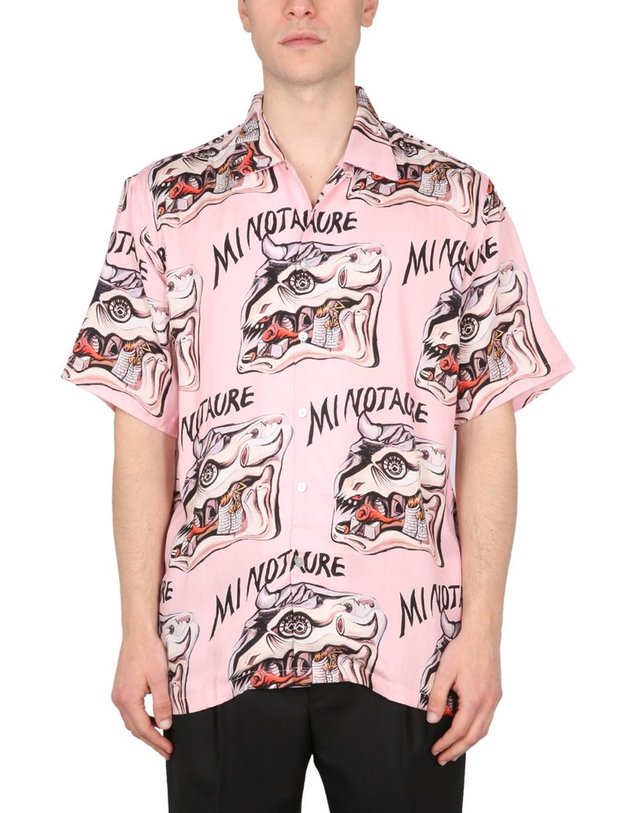 엔드리스 조이 [해외직구] 23 S/S 엔드리스 조이 MINOTAURE 셔츠 MINOTAUR_PINK B0040299390 착용컷