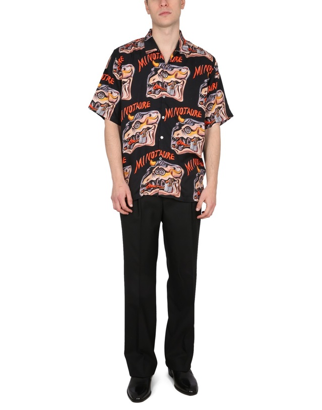 엔드리스 조이 [해외직구] 23 S/S 엔드리스 조이 MINOTAURE 셔츠 MINOTAUR_BLACK B0040450008 착용컷