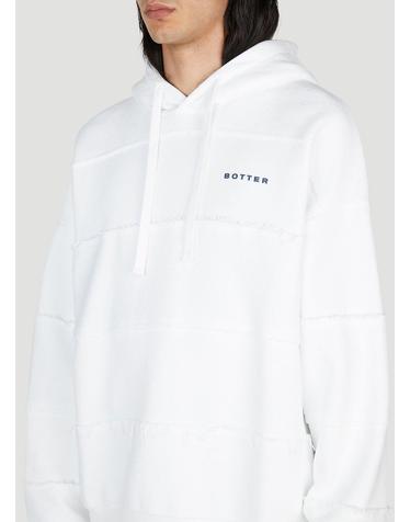 [해외직구] 23 S/S 보터 RAW 엣지 로고 후드 맨투맨 6017A J006 WHITE TONAL STRIPE B0110809946