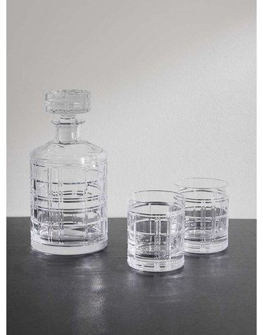 [해외직구] 랄프로렌 허드슨 플래드 크리스탈 DECANTER 기프트 셋 680842802004 B0082364745